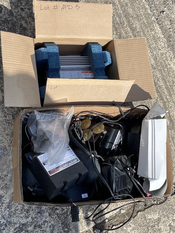 Various Police Blue Strobe Lights and Parts — photo 1