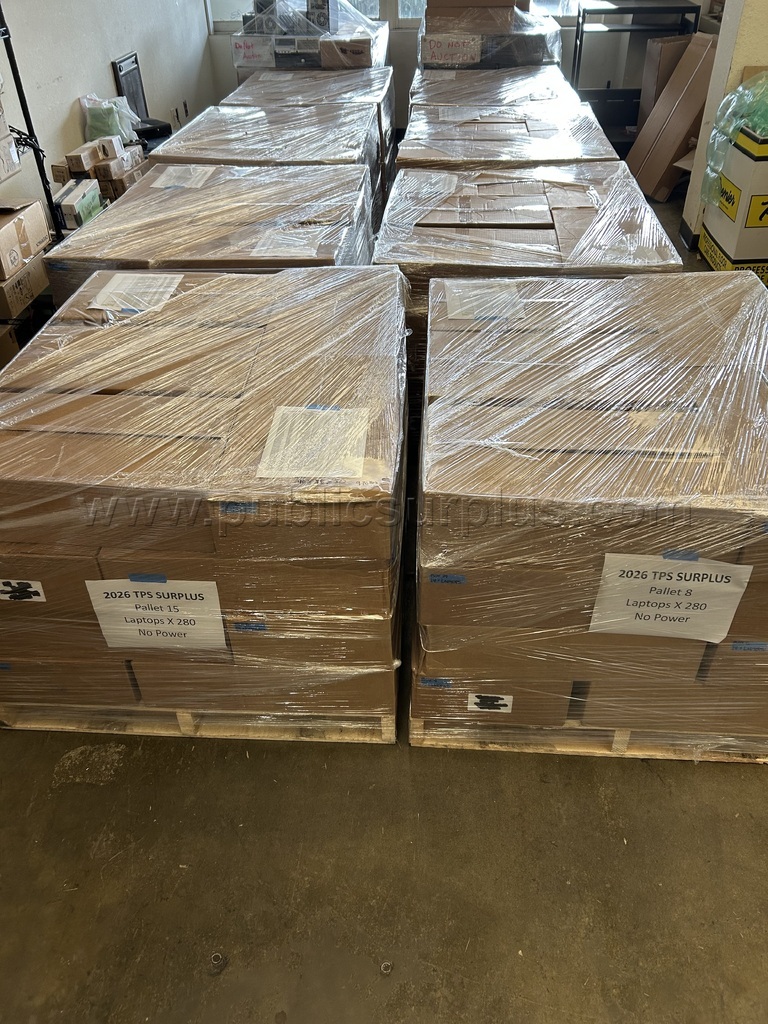 8 Pallets of Dell Laptops (2240 total devices) — photo 1