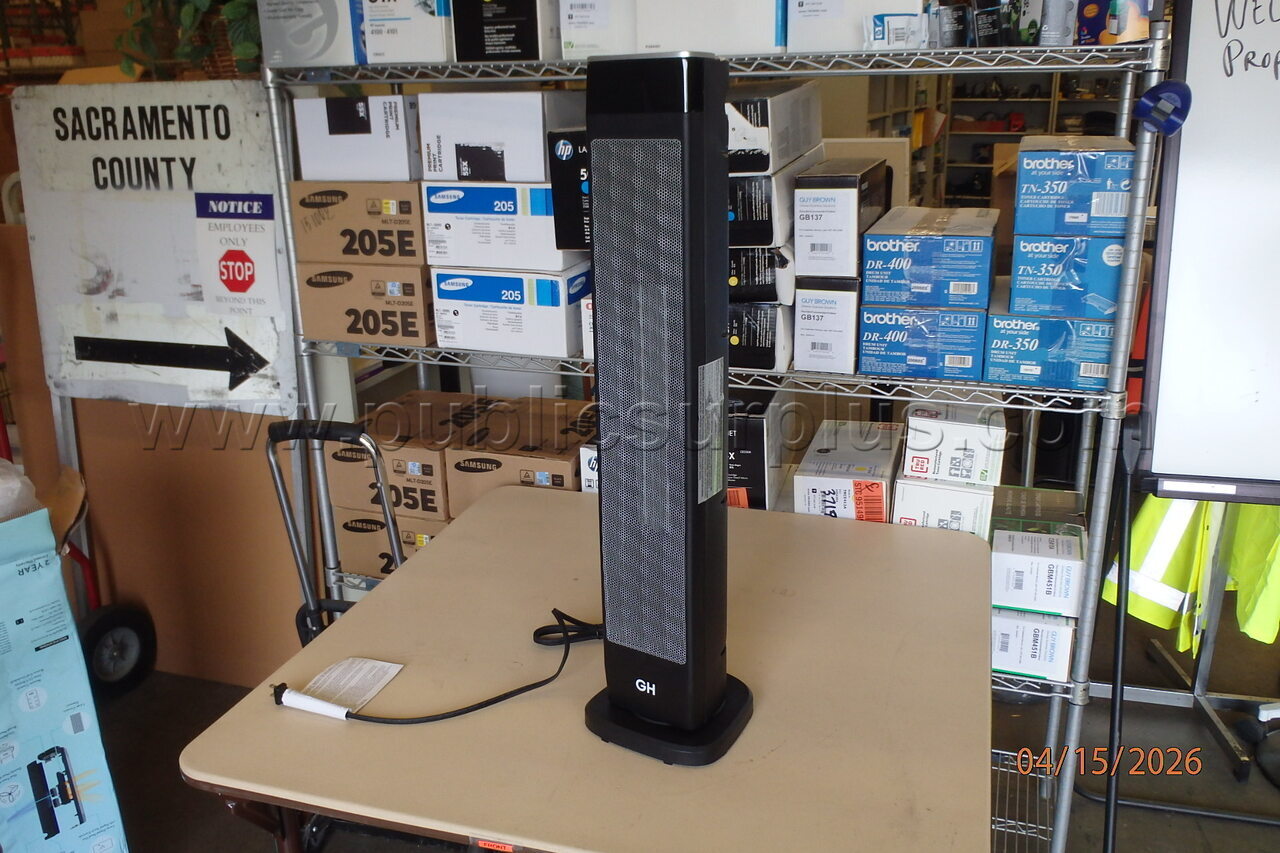 30" DIGITAL CERAMIC TOWER HEATER — photo 1