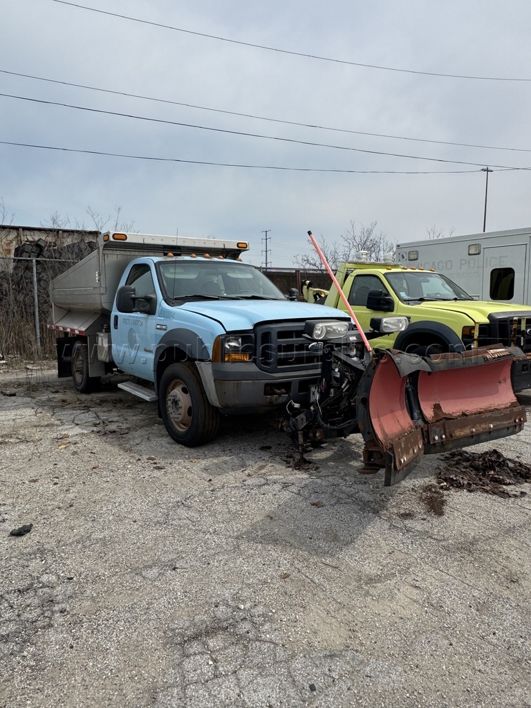 2006 FORD F550 DUMP TRUCK W/ PLOW — photo 1