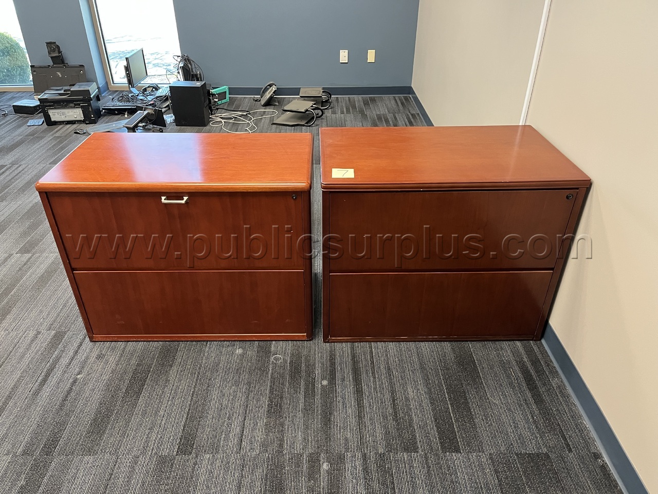 LOT 7 Lateral File Cabinets set of 2 — photo 1