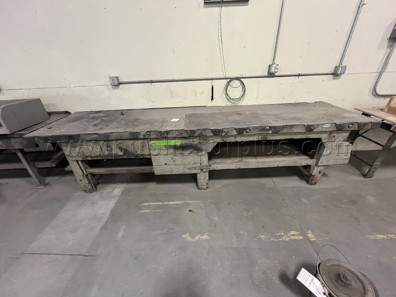 LOT 25 Work Bench 142" x 34" — photo 1