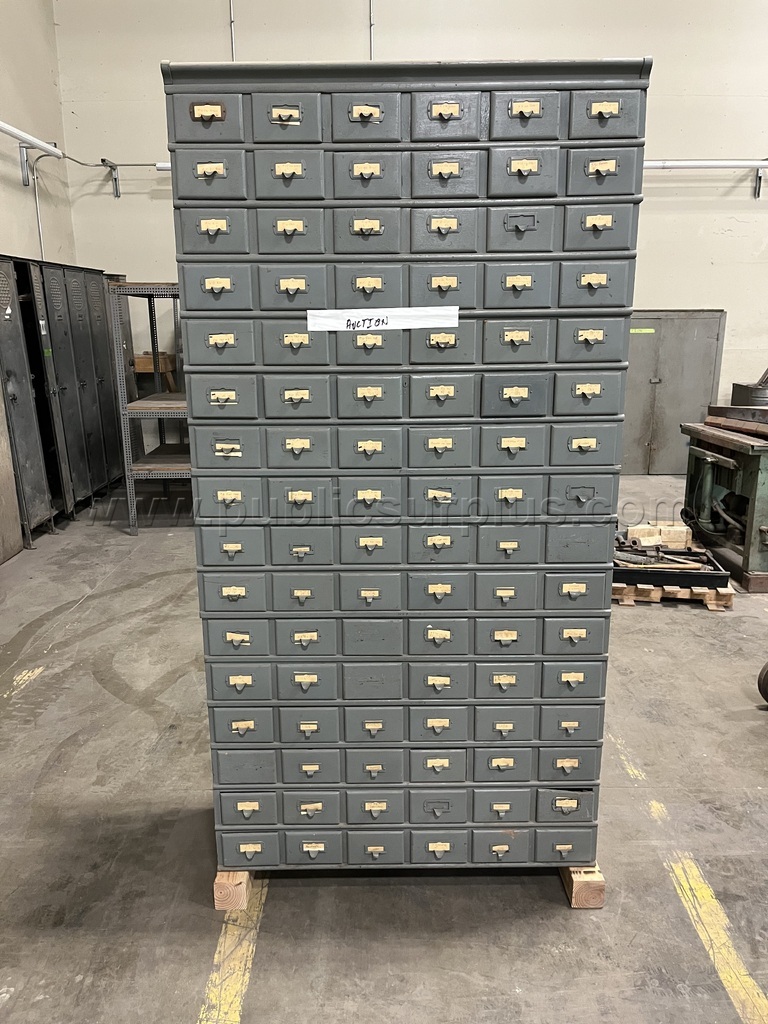 LOT 27 - 96 Drawer Wall Unit 42" x 80" x 16" — photo 1