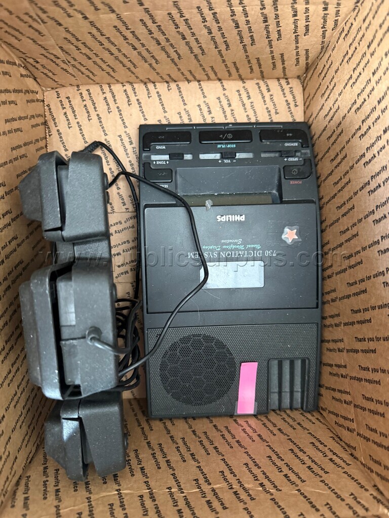 Philips 730 Dictation System with Foot Pedal — photo 1