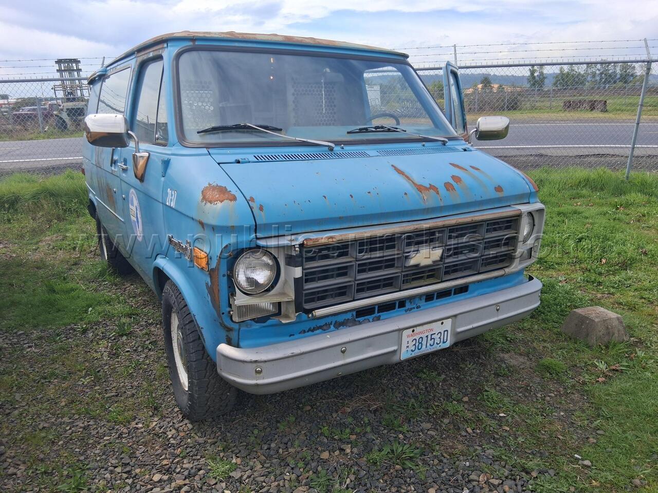 Vintage 1979 Shorty 1/2 Ton Cargo Van 87,999 Runs and Drives Original Miles — photo 1