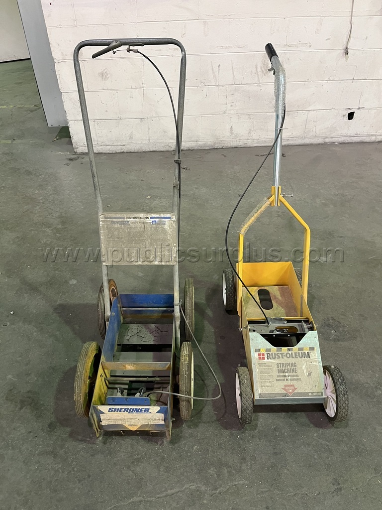LOT 53 Paint Striping Machine Lot of 2 — photo 1