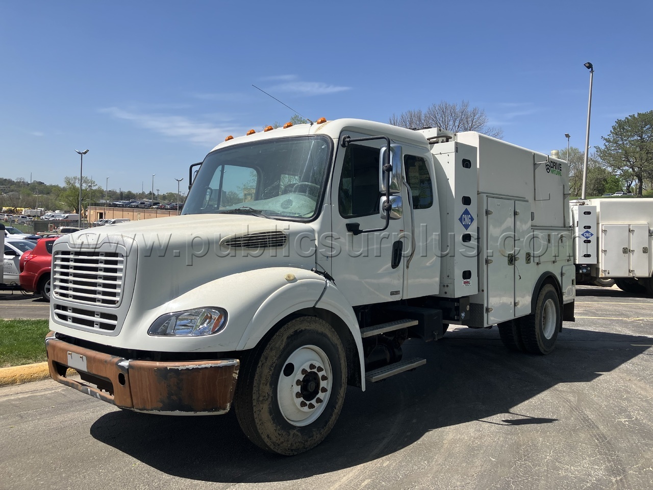 2013 FREIGHTLINER M2  with Fiberglass Utility Body **CNG ONLY** — photo 1