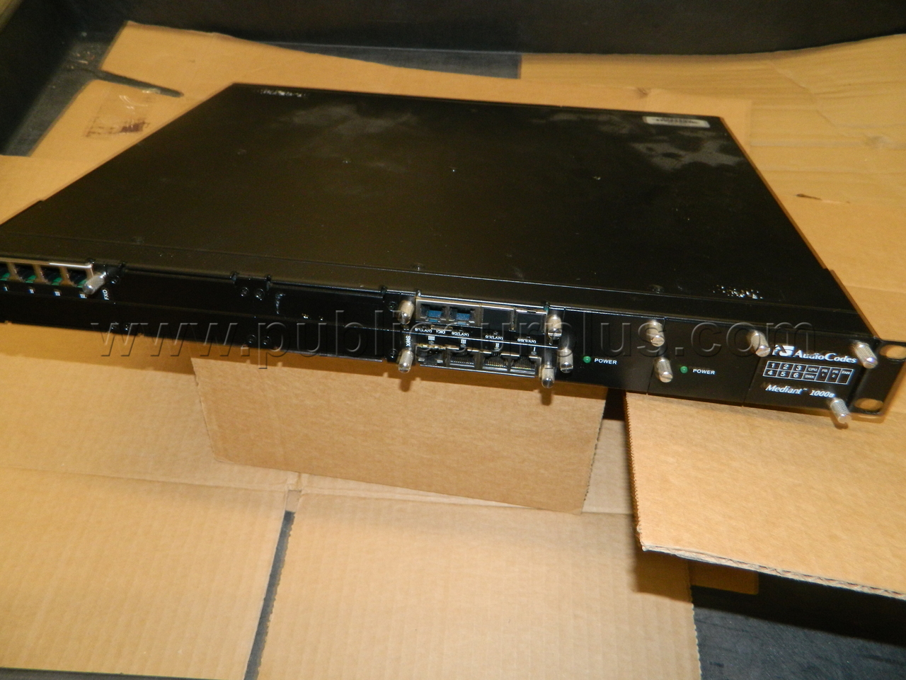 LOT OF 2 AUDIOCODES MEDIANT 1000 GATEWAYS — photo 1