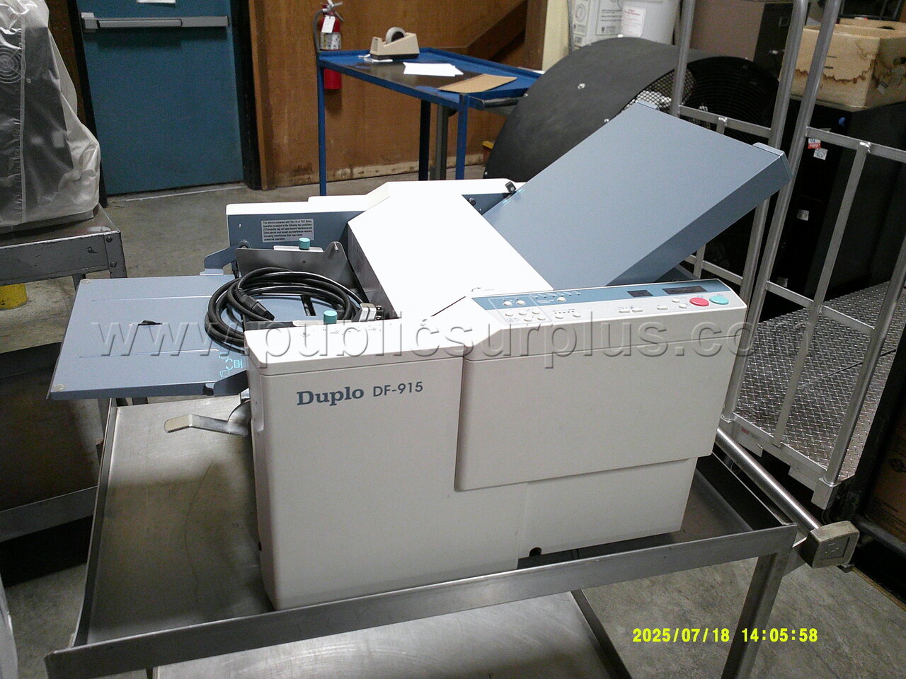 DUPLO DF915 Folding machine — photo 1