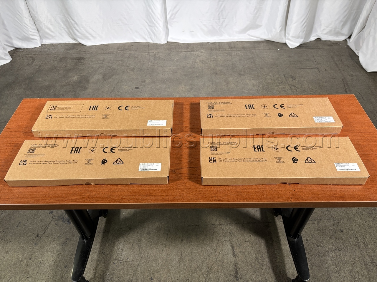 Lot of (4) HP Wired Keyboards - 2822 — photo 1