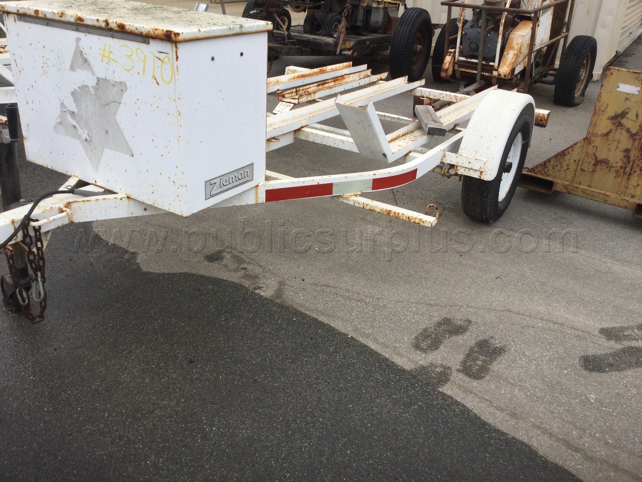 1998 Ziema Motorcycle Trailer - 3910 — photo 1