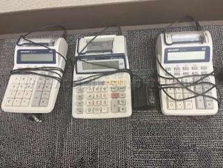 ELECTRONIC PRINTING CALCULATORS and MISC OFFICE SUPPLIES — photo 1