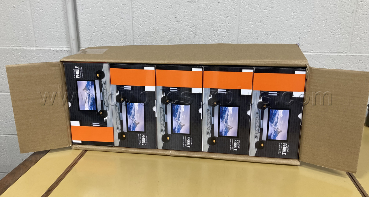 One case of computer speakers-New - Pebble by Creative Brand — photo 1