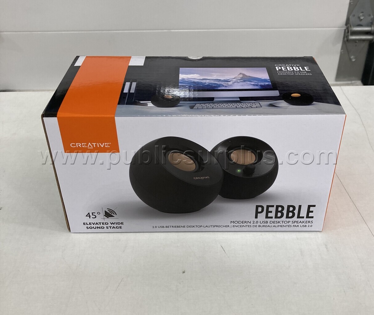 Two boxes of computer speakers-New - Pebble by Creative Brand — photo 1