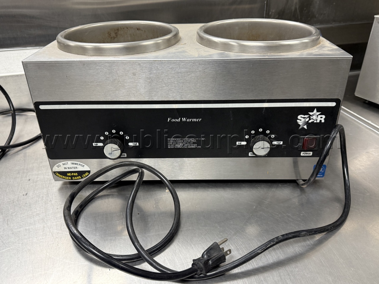 Star Mfg. Dual Round Heat 'N Serve Food Warmer — photo 1