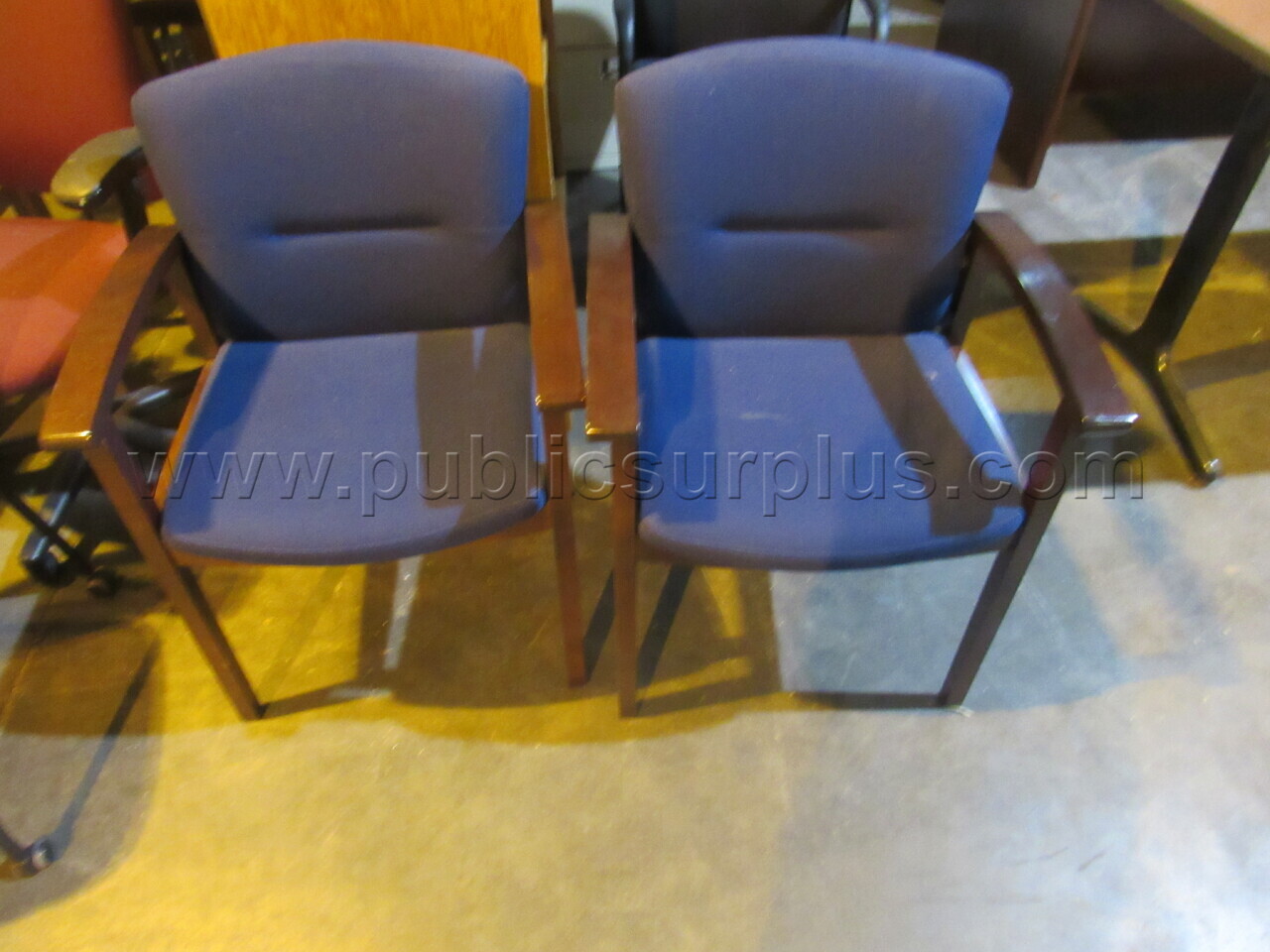 Lot 926  Chairs ( Blue 2) — photo 1