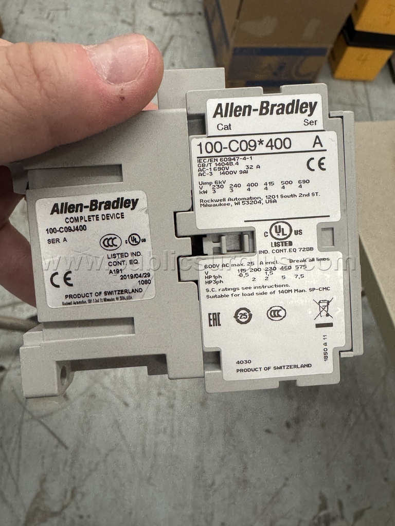 Lot of 2 Allen Bradley Contactors — photo 1
