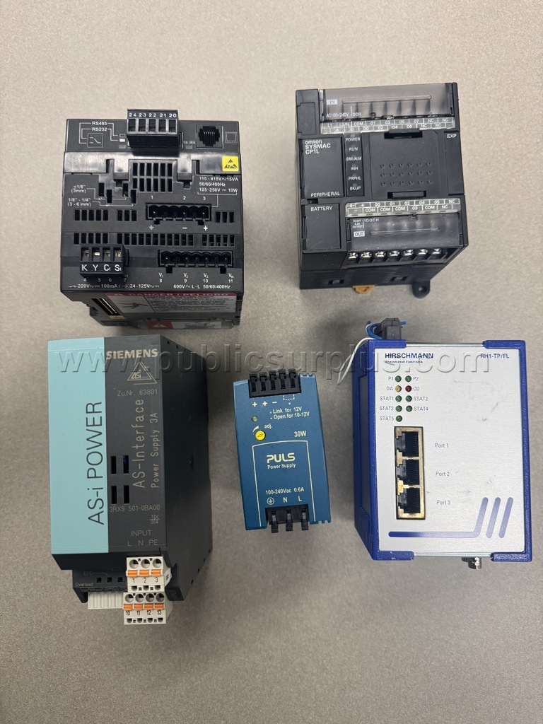 Lot of Industrial Automation Components - PLC, Power Supplies — photo 1