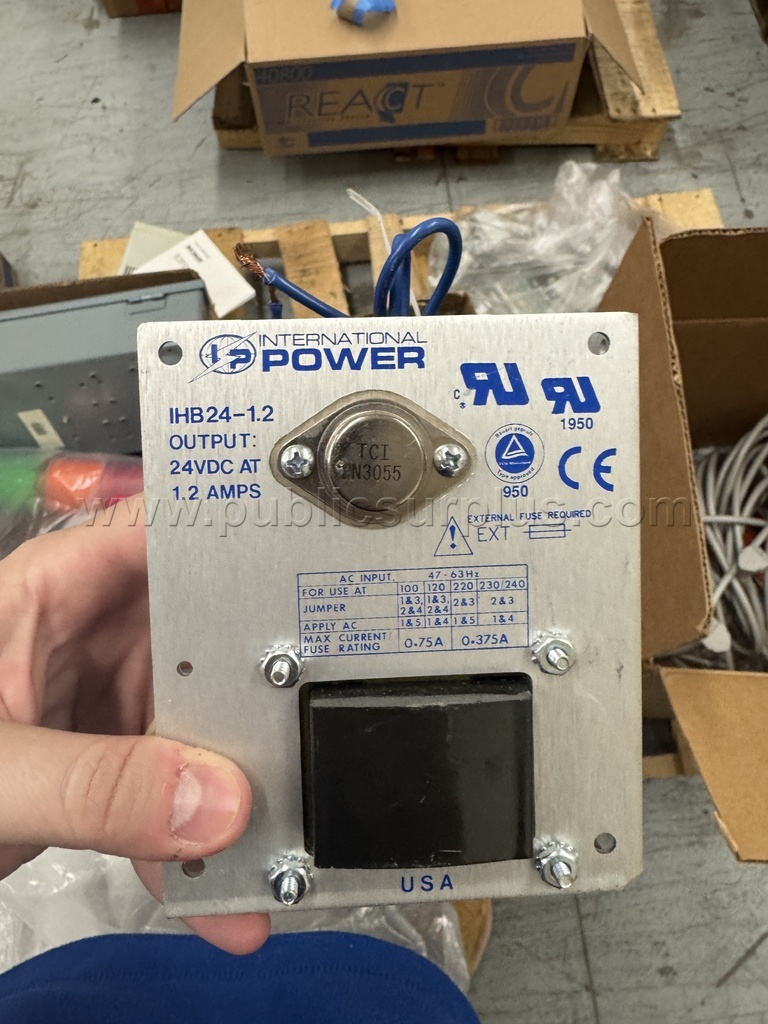 24V DC Power Supply - International Power IH824-1.2 — photo 1
