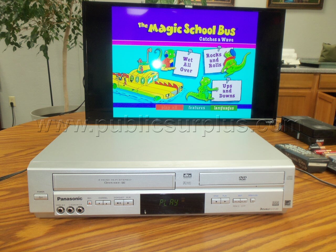 Panasonic DVD/VHS Player — photo 1