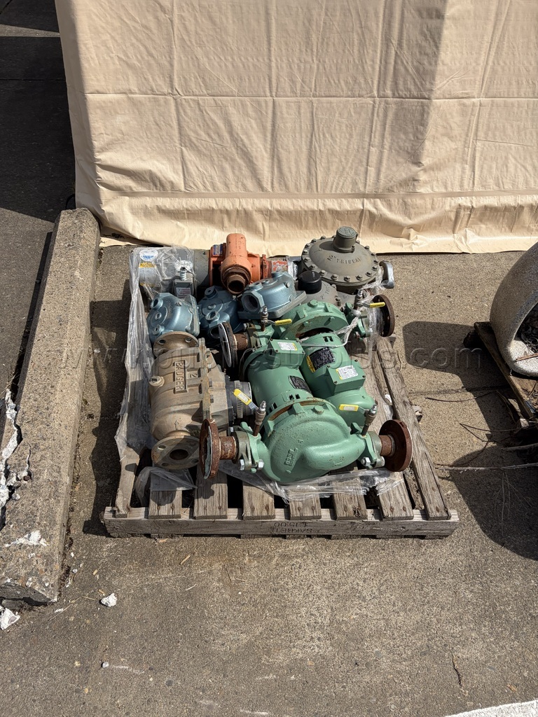 Pallet of Misc. Industrial Pumps, Motors & Components (Baldor, etc.) - AS-IS — photo 1
