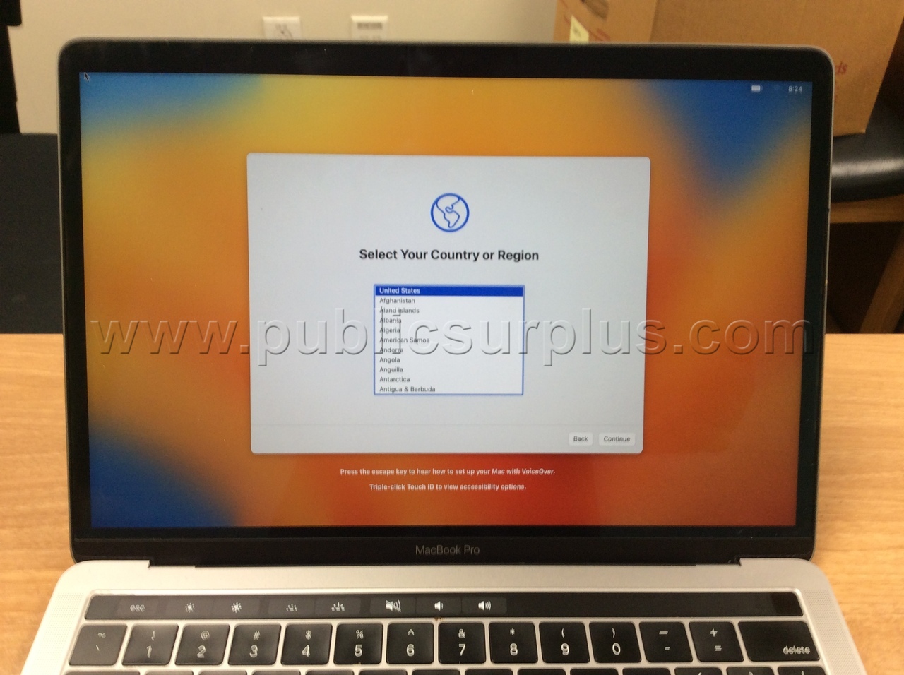 (G) A1989 Apple MacBook Pro Serial #C02XR0FMJHC8 (Battery Charger Not Included) — photo 1