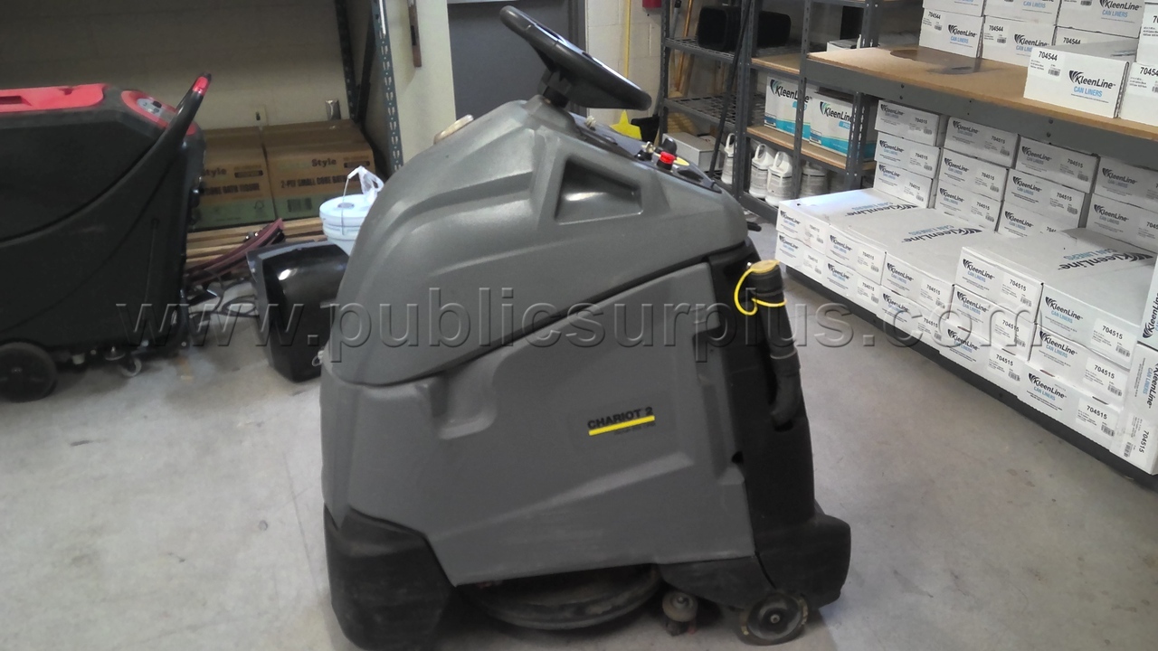 Stand-On Floor Scrubber — photo 1