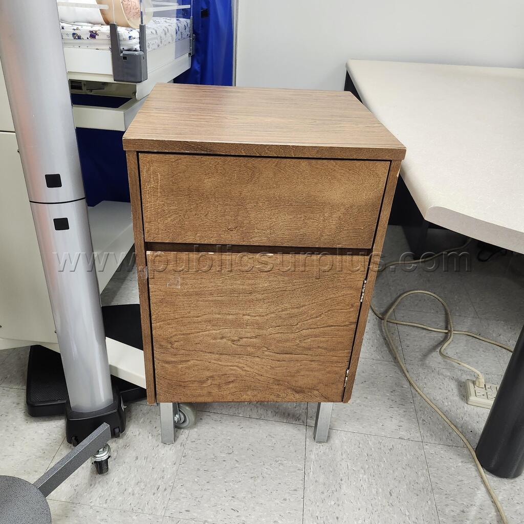 Wood Bedside Table — photo 1