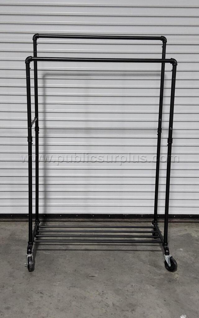 ROLLING CLOTHING RACK — photo 1