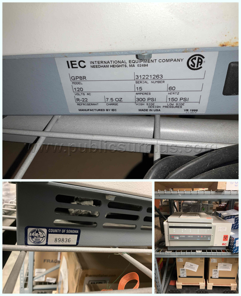 IEC Centra GP8R Refrigerated Benchtop Centrifuge — photo 1