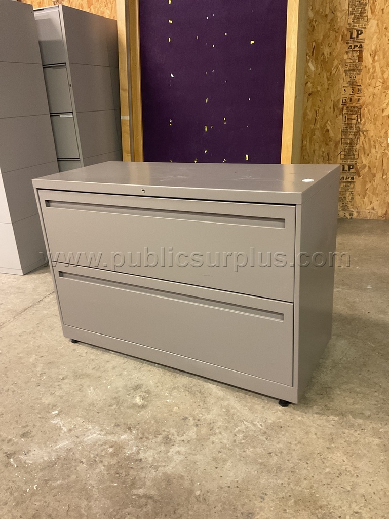 1-2 Drawer Lateral File Cabinet Lot # 4688 — photo 1