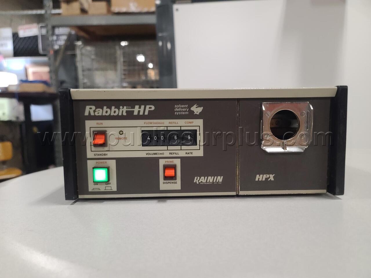 Rainin Rabbit HP / HPX Solvent Delivery System (HPLC Pump) - Powers On - Surplus — photo 1