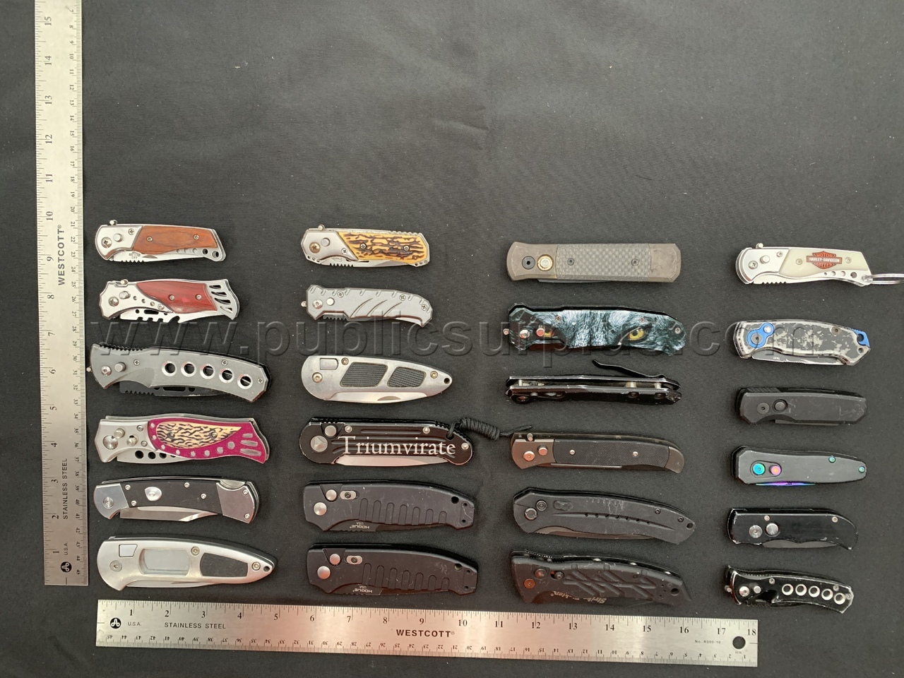 Assorted Automatic/Push Button Knives - PICK UP ONLY /KK — photo 1