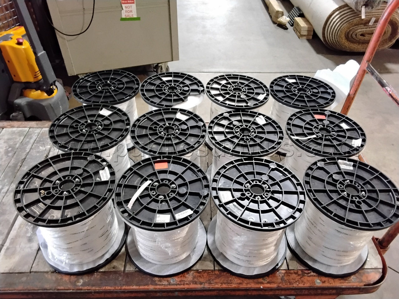 Lot of 12 Neptco Polyester Mule Tape Rolls - Y — photo 1