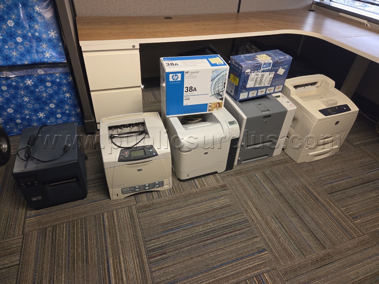 (5) Miscellaneous Computer Printers and some Printer Ink — photo 1