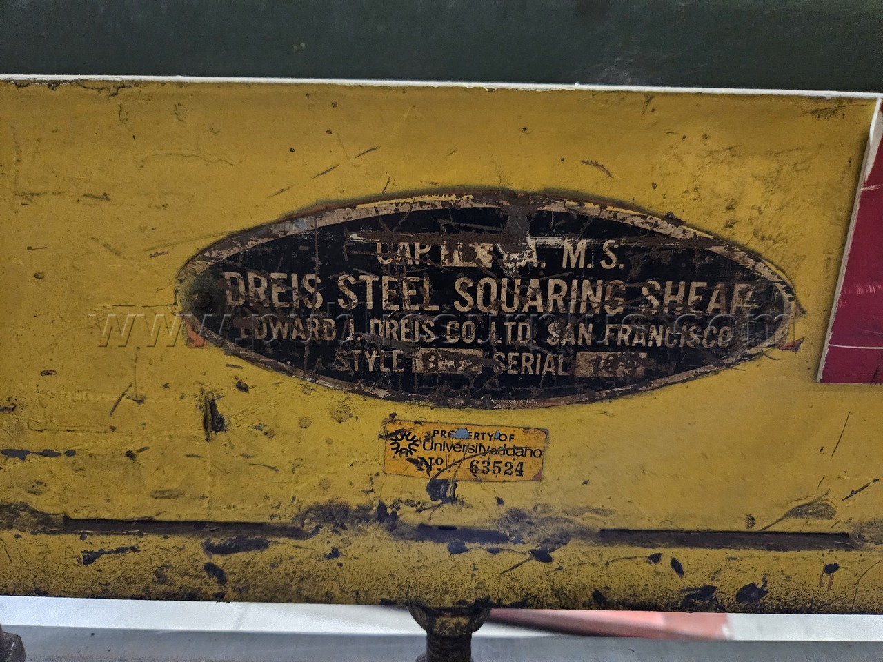 Dreis Squaring Shear — photo 1