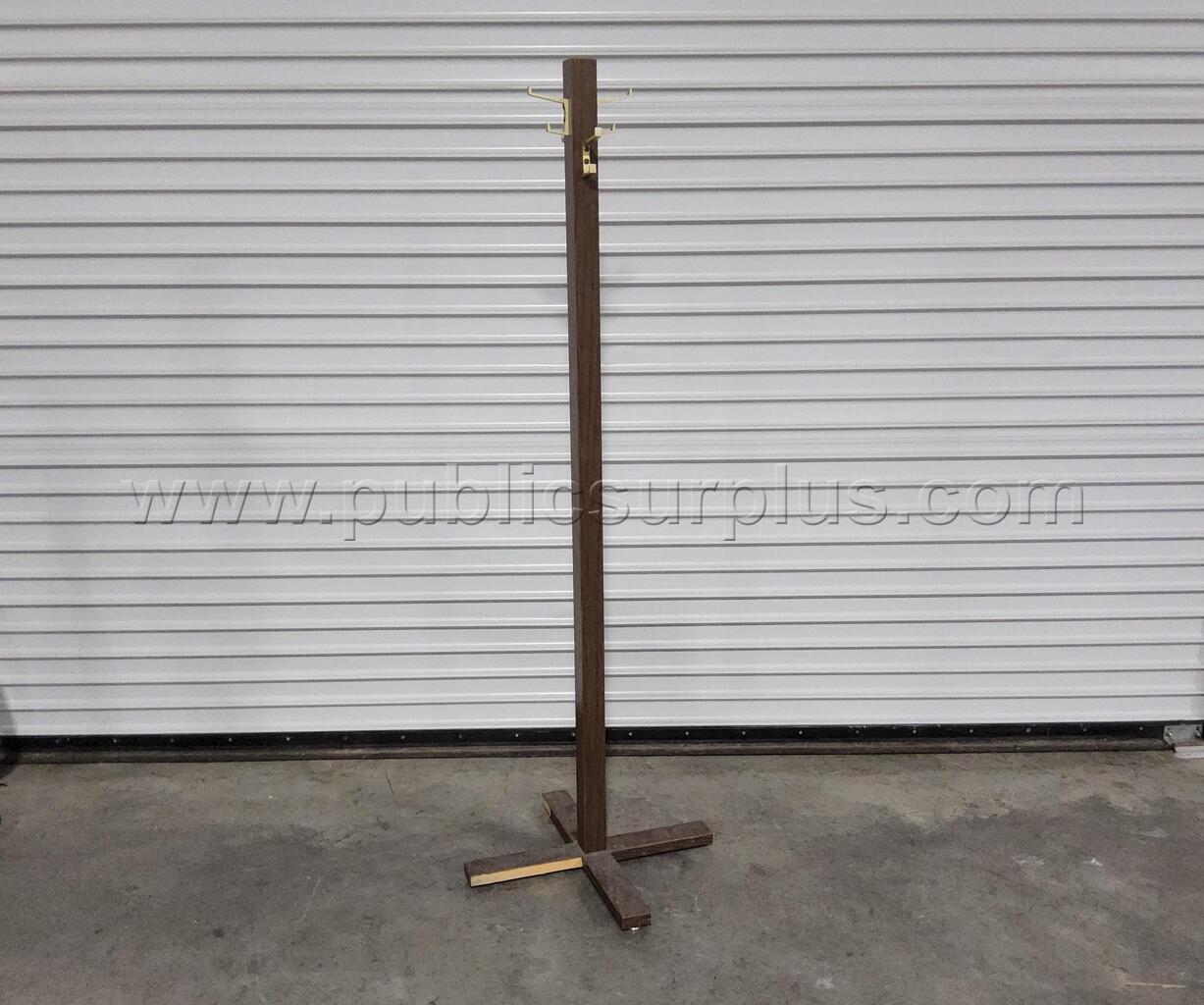 WOODEN FREESTANDING UTILITY STAND — photo 1