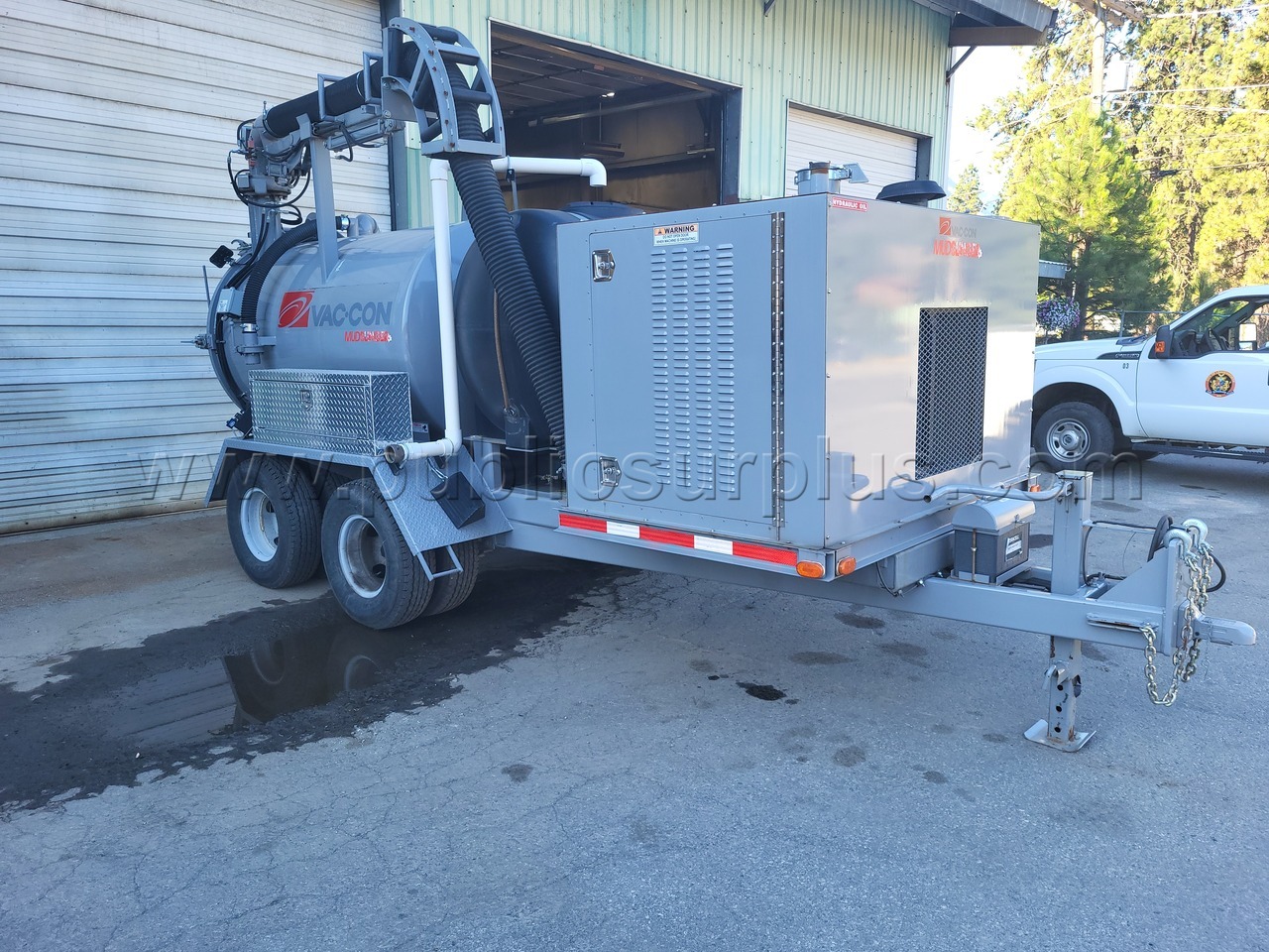 Very New 2019 Vector Model MS800HD Mudslinger Diesel Vacuum Trailer with Boom — photo 1
