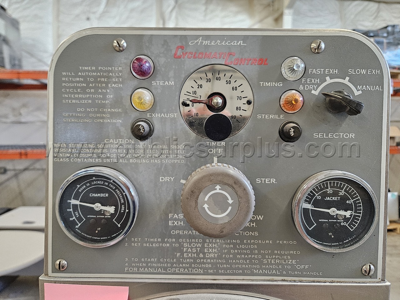 American Sterilizer CA. 1965 — photo 1