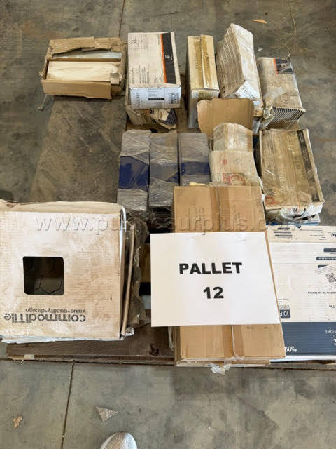 Mis. Tile 4x12 white, blue, gray and dark gray mosaic — photo 1