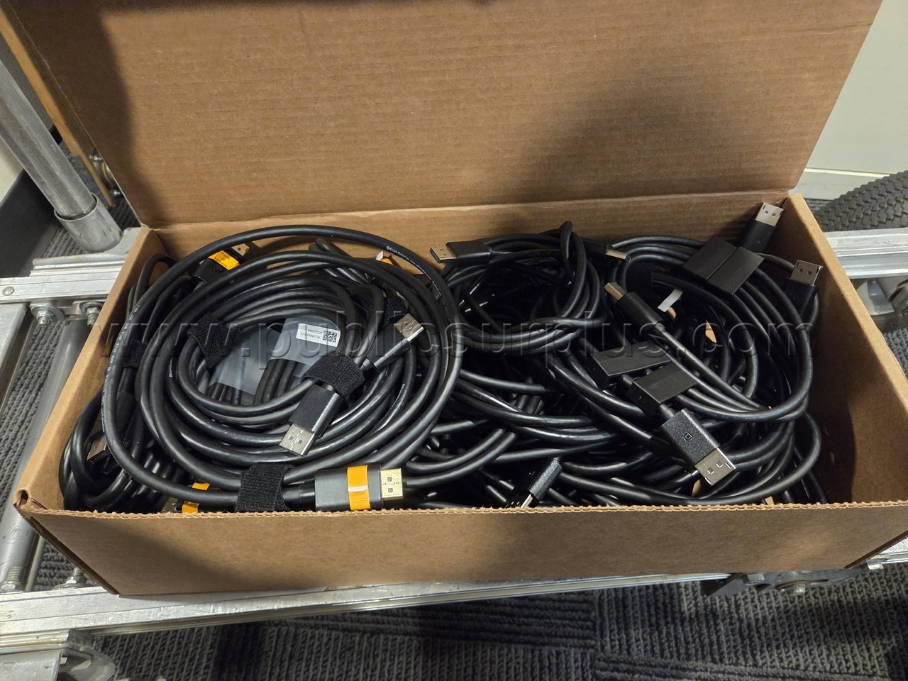 Box of (35) 6' Display Port Adapters — photo 1
