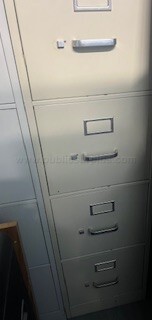 Vertical Filing Cabinets - 4-Drawer Steel (1 unit) — photo 1