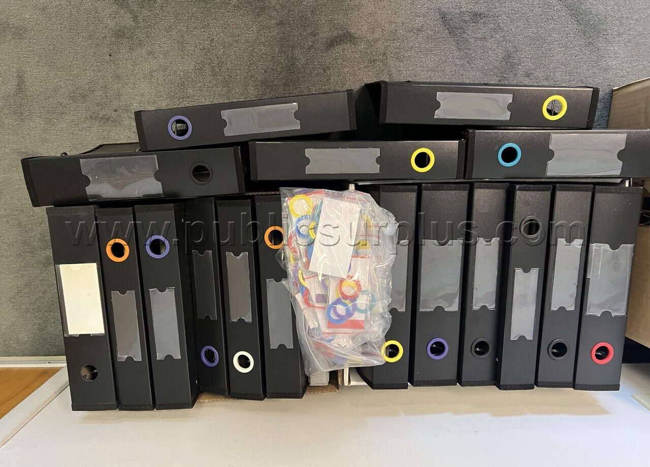 Lot of 17 Black Heavy-Duty Binders - Excellent Condition — photo 1