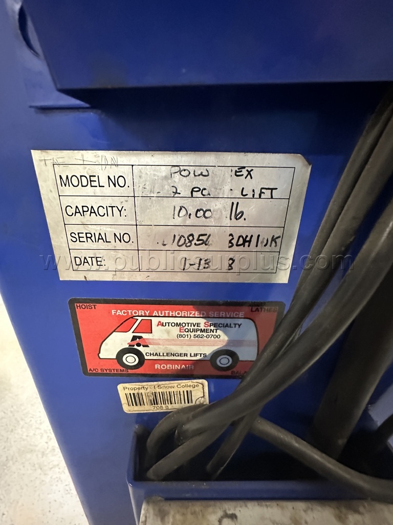 10000 Capacity Powerrex Lift (0856) — photo 1