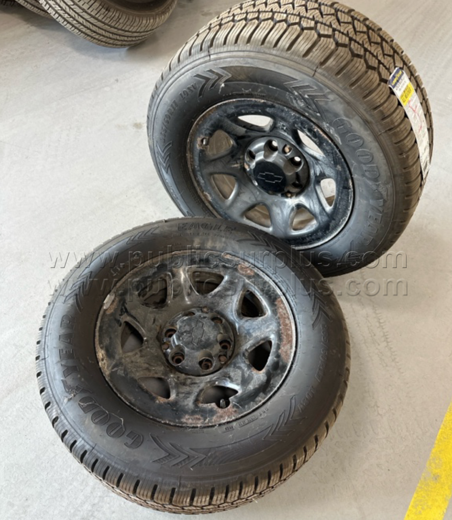 Goodyear Eagle Tires on Steel Wheels (2X Wheel/Tires) — photo 1