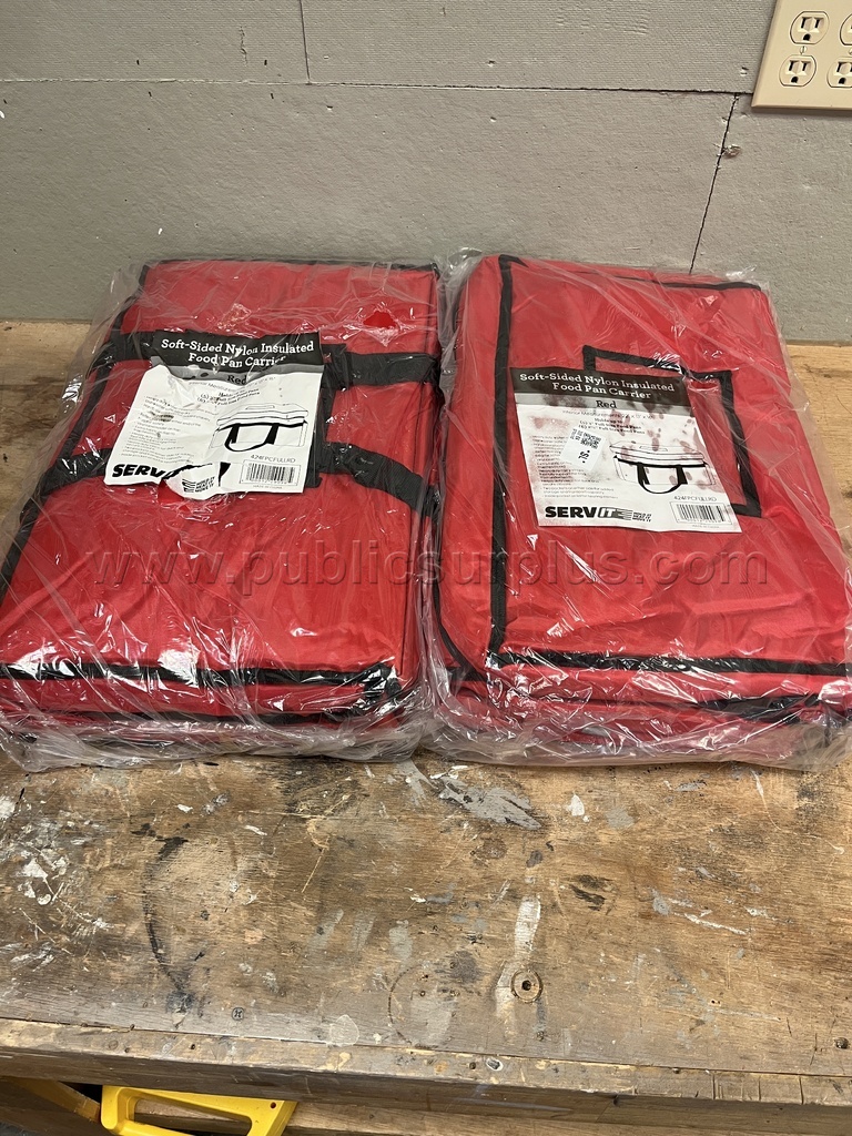 Lot of 2 Insulated Food Pan Carriers — photo 1