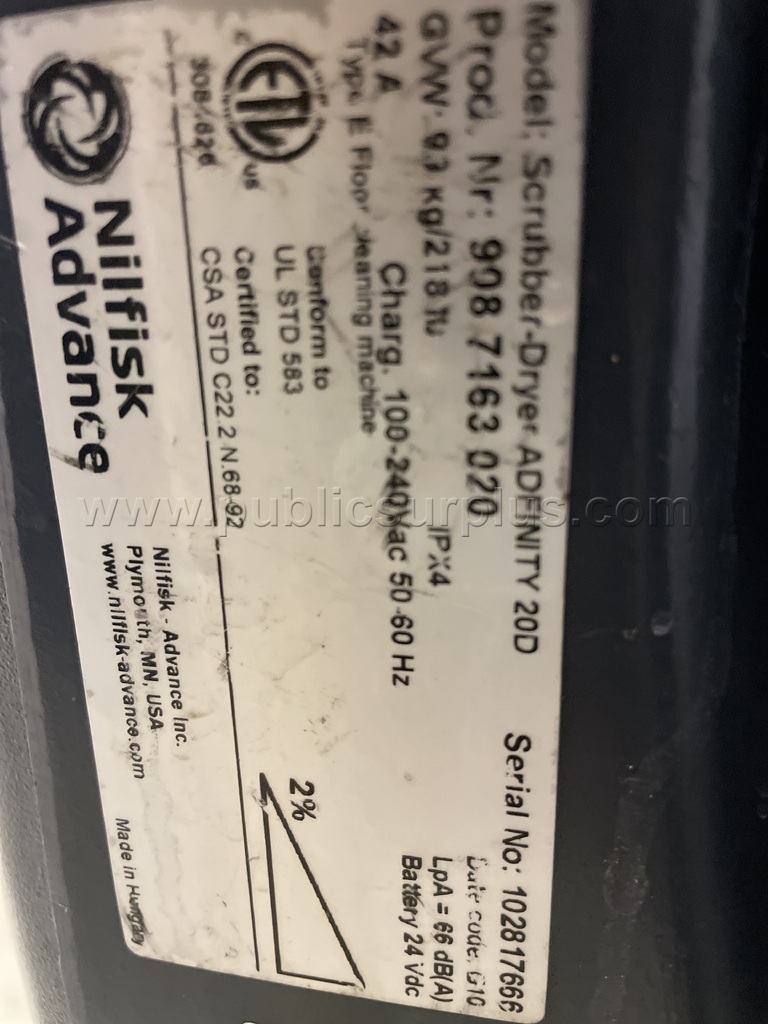 Auto Scrubber — photo 1