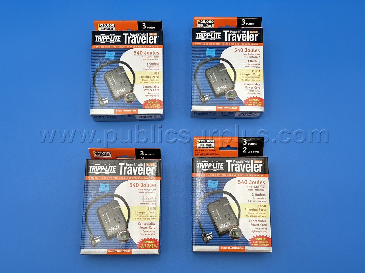 Tripp Lite Traveler Surge Protectors - Shipping $9.99 /RA — photo 1
