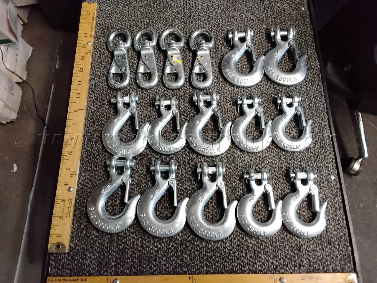 Lot of Hooks and Snap Clasp Hardware - E — photo 1