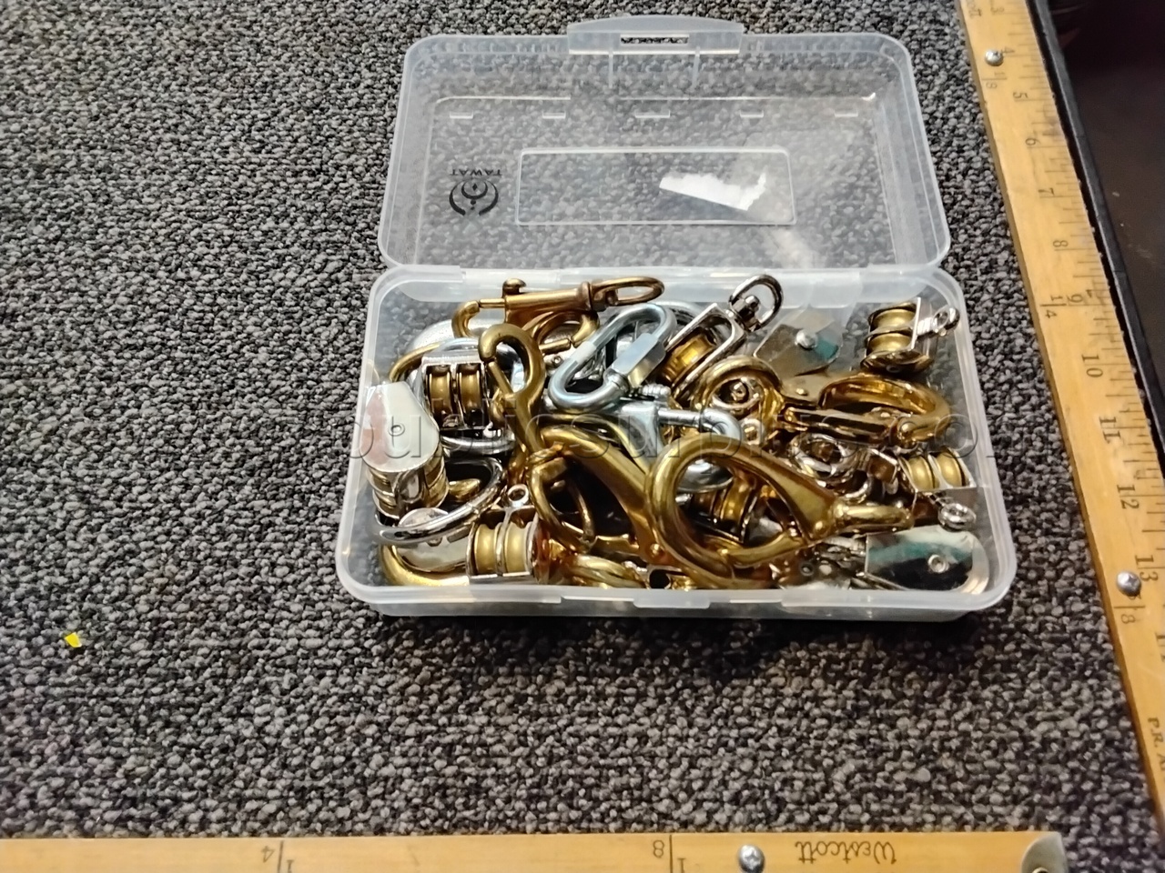 Lot of Misc. Stainless Steel and Bronze Finished Hardware - E — photo 1
